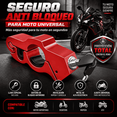 CANDADO De Seguridad Moto