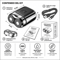 AFEITADORA Portátil Recargable
