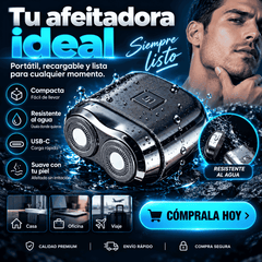 AFEITADORA Portátil Recargable