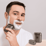 Afeitadora portatil recargable, diseño compact