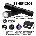 Linterna led con Taser Integrado