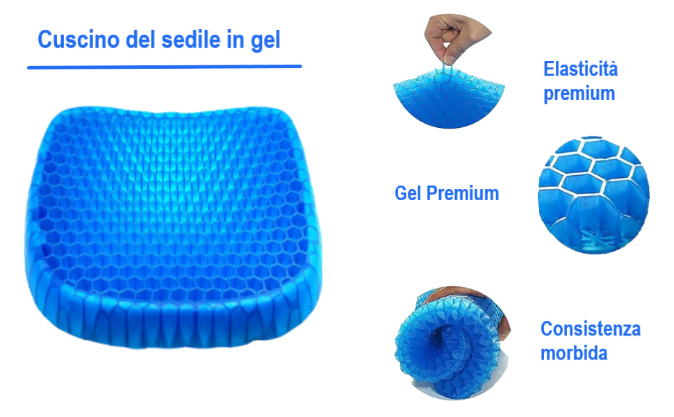 Cojín de Gel silicona ergonómico
